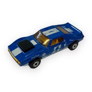 1972 Matchbox Lensey no.9 AMX Javelin Superfast blue /white Goodyear